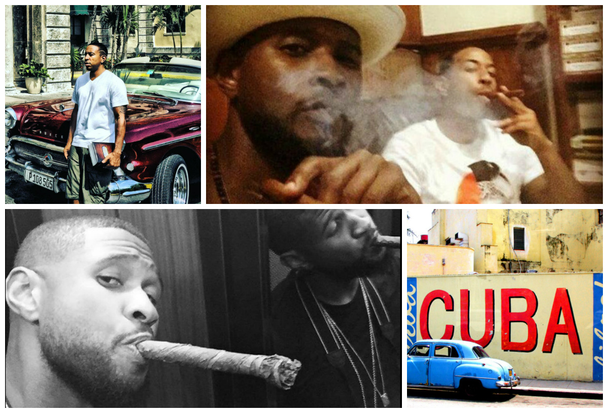El paso de Ludacris y Usher por Cuba