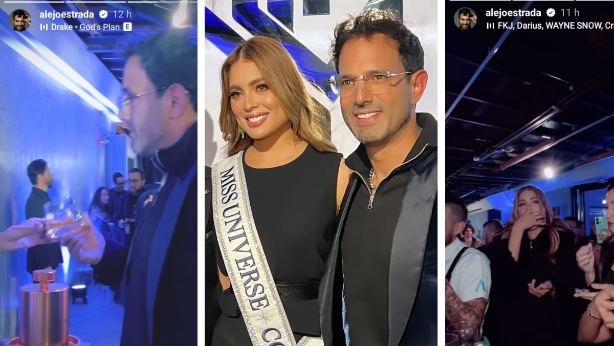 Fotos: Alejandro Estrada se dejó ver muy bien acompañado en por una bella modelo
