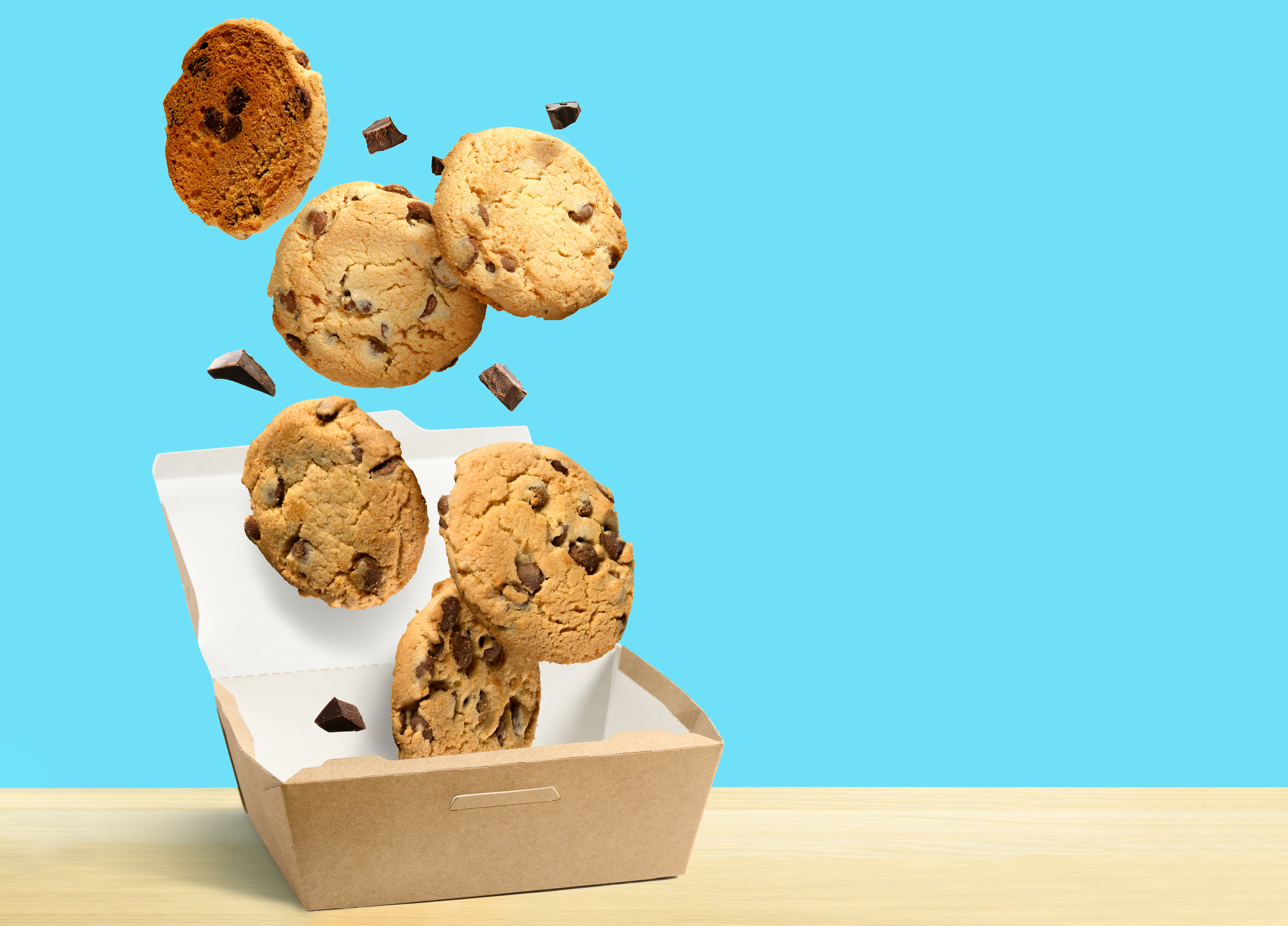 Receta: así se preparan unas buenas galletas con chips de chocolate