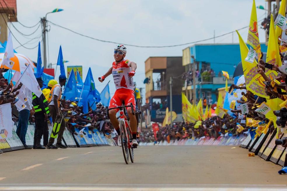 Jhonatan Restrepo ganó la quinta etapa del Tour de Ruanda