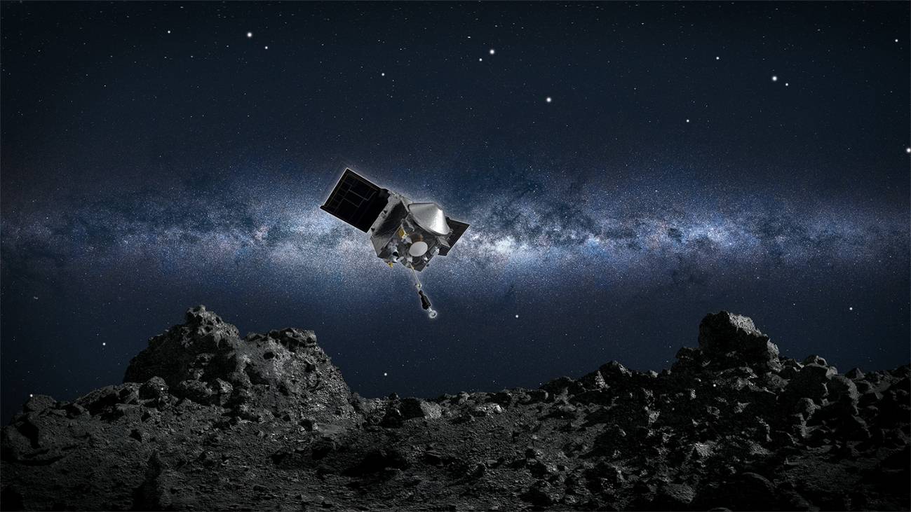 La NASA recogerá sus primeras muestras en un asteroide este martes