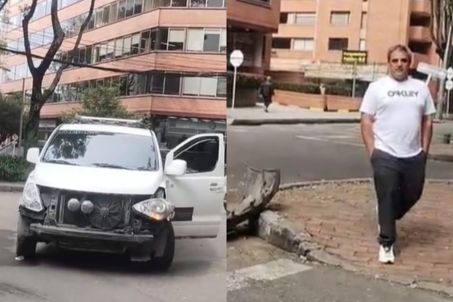 Juan Pablo Montoya, víctima de choque en el norte de Bogotá.