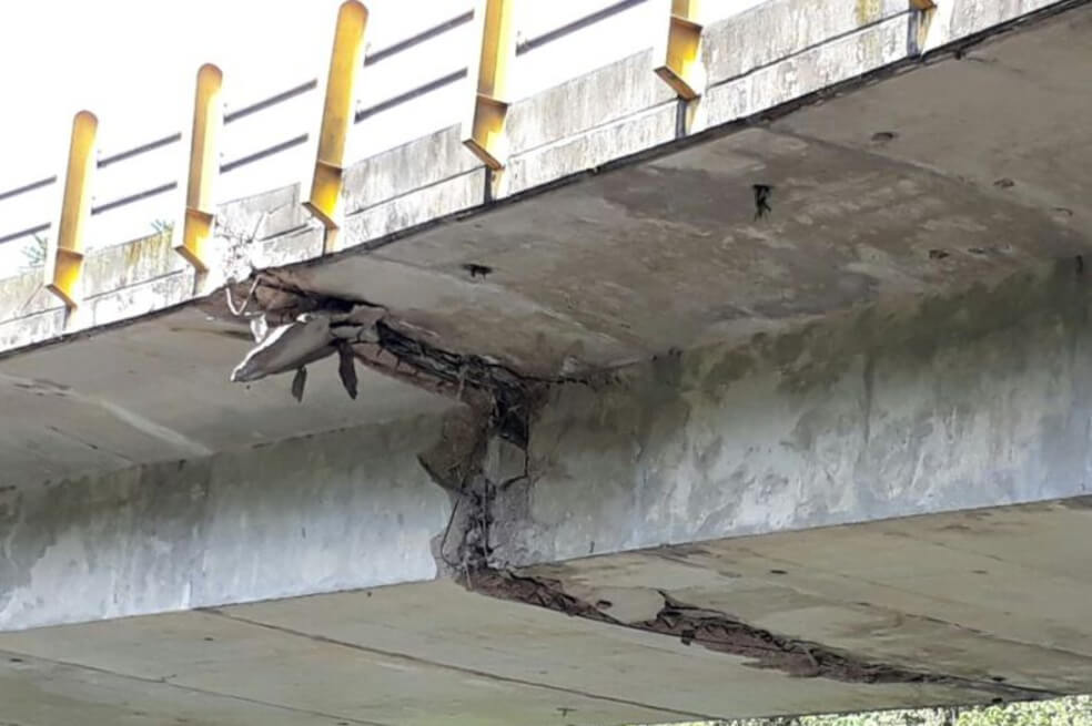 Colapsó viaducto en la Transversal del Cusiana