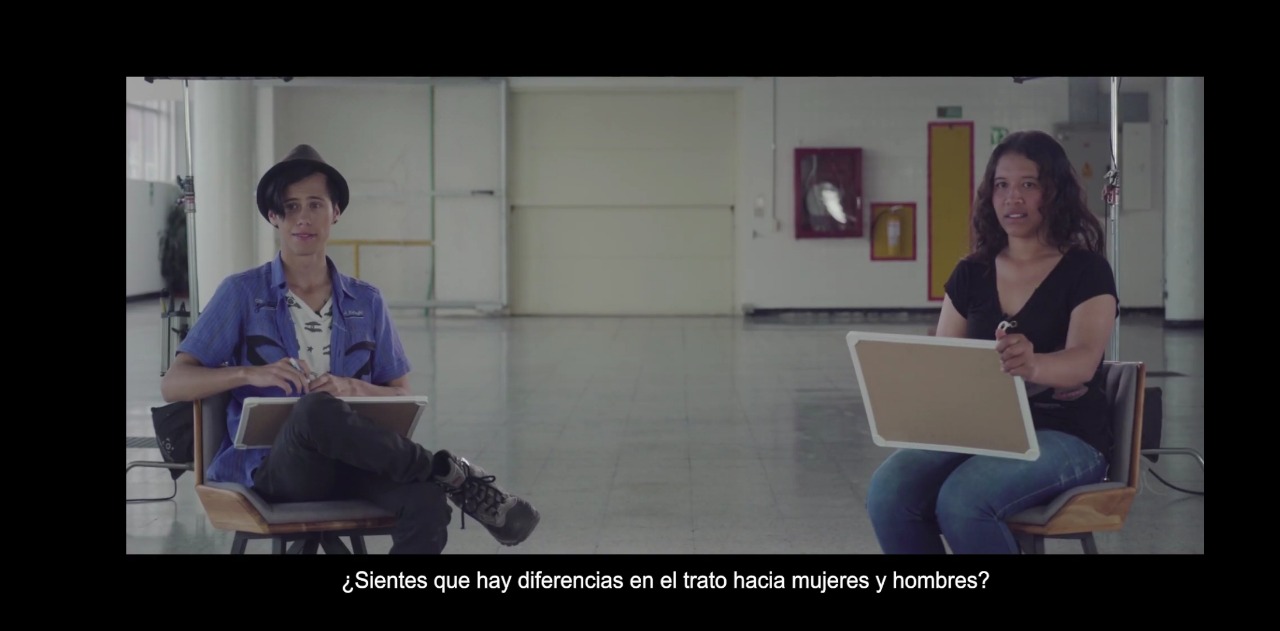 Pieza de campaña contra la naturalización de la violencia machista de la organización Oxfam en Colombia.