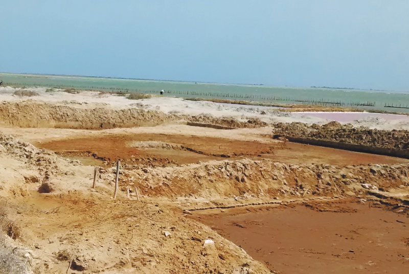 Salinas Marítimas de Manaure, La Guajira, después de su explotación. / Archivo particular