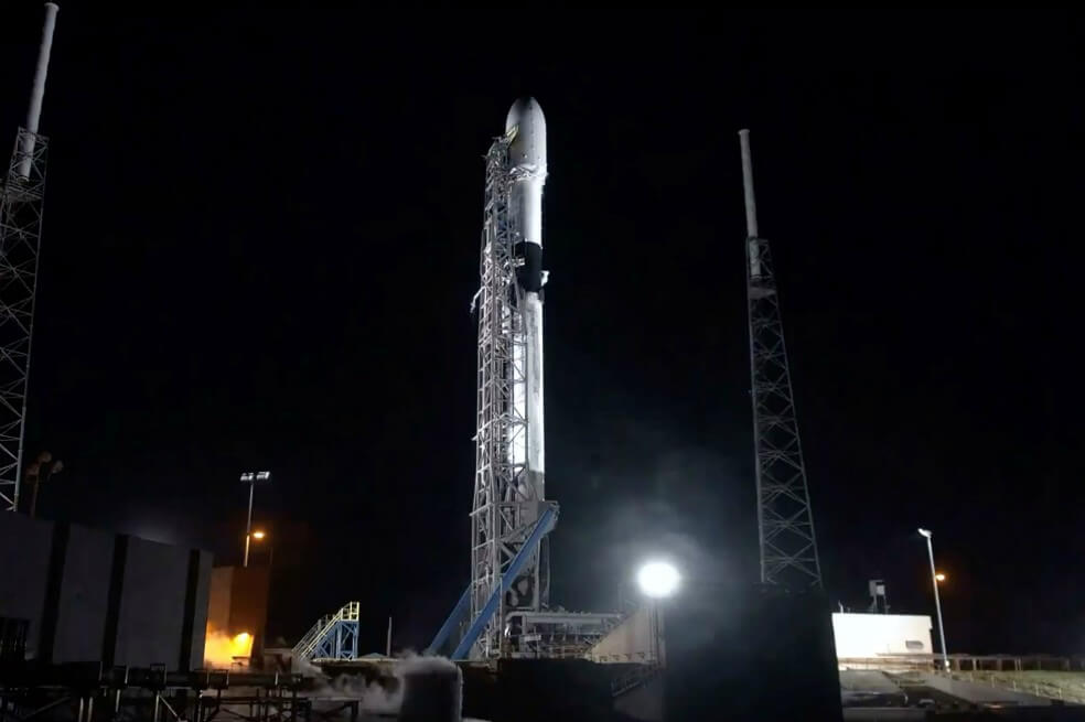 Imagen del lanzamiento hecho por la compañía Space X. / AFP