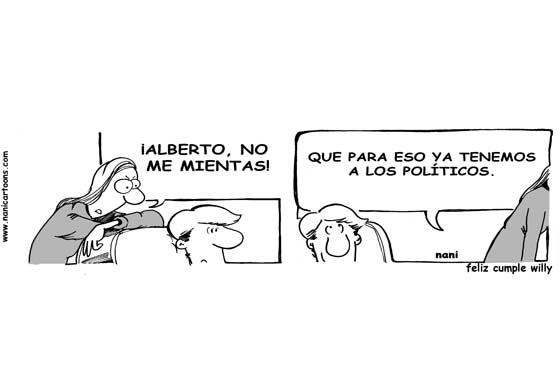 Alberto, no me mientas
