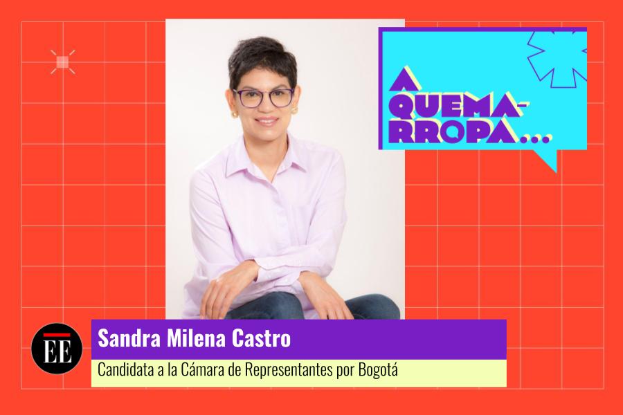A Quemarropa con Sandra Castro, candidata a la Cámara por la Centro Esperanza