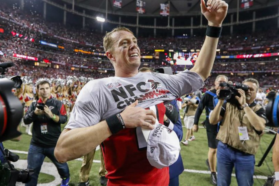 El mariscal de campo Matt Ryan, clave en el triunfo de los Falcons de Atlanta. / EFE