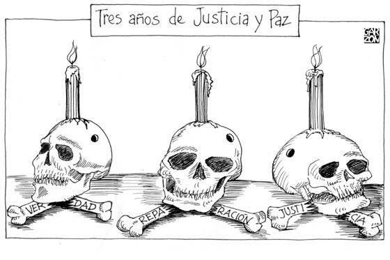 Tres años de Justicia y Paz