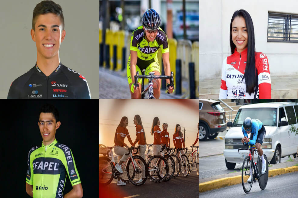 Los ciclistas colombianos que viven la cuarentena lejos de casa