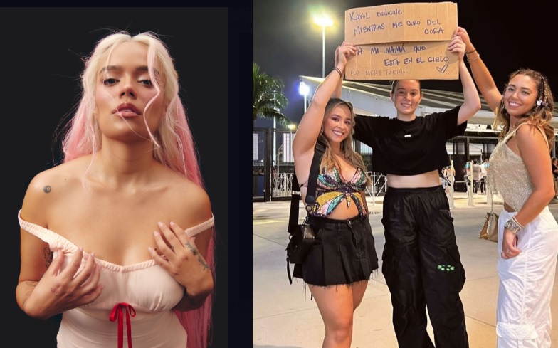Karol G hizo homenaje a Luz Mery Tristán en pleno concierto: “Ni una más”
