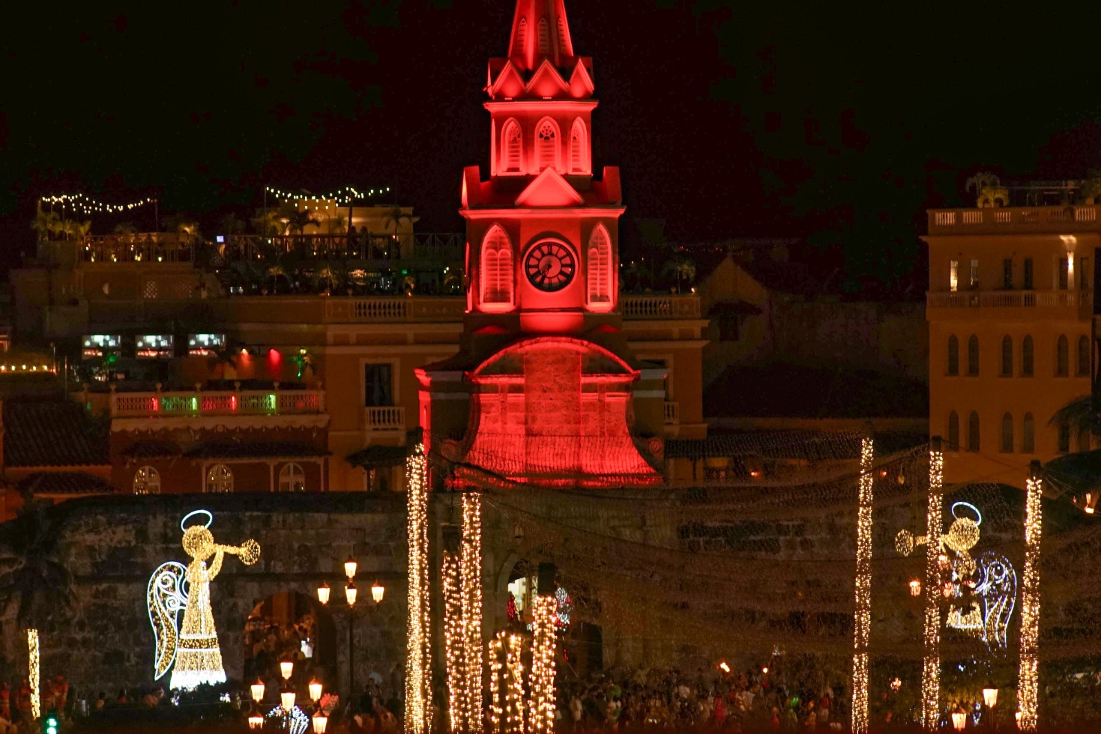 Luces navideñas Cartagena