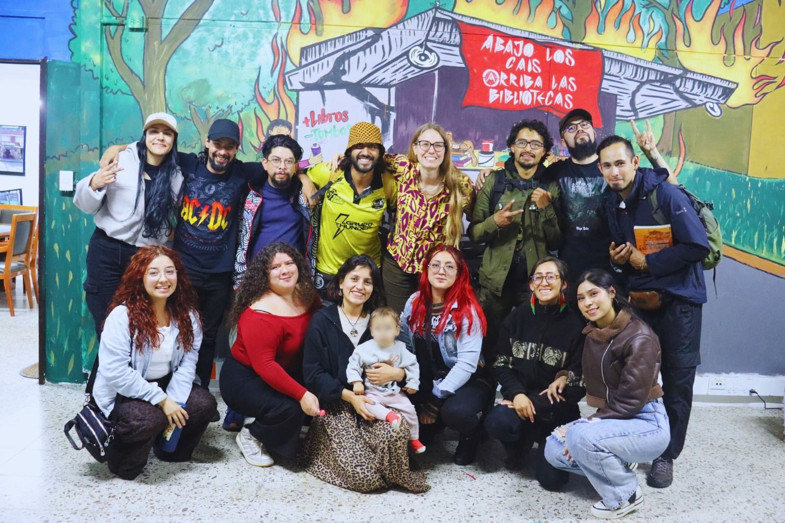 Los profes de la Escuela Popular Guardianes del Río del barrio Villa Cindy, Suba