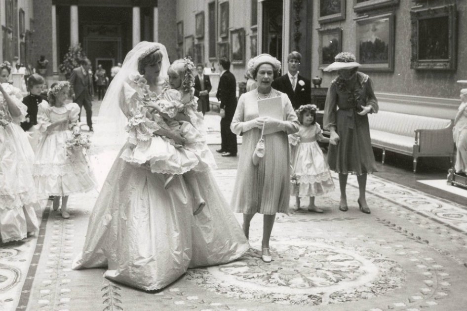 Publican imágenes inpeditas del matrimonio de Diana de Gales