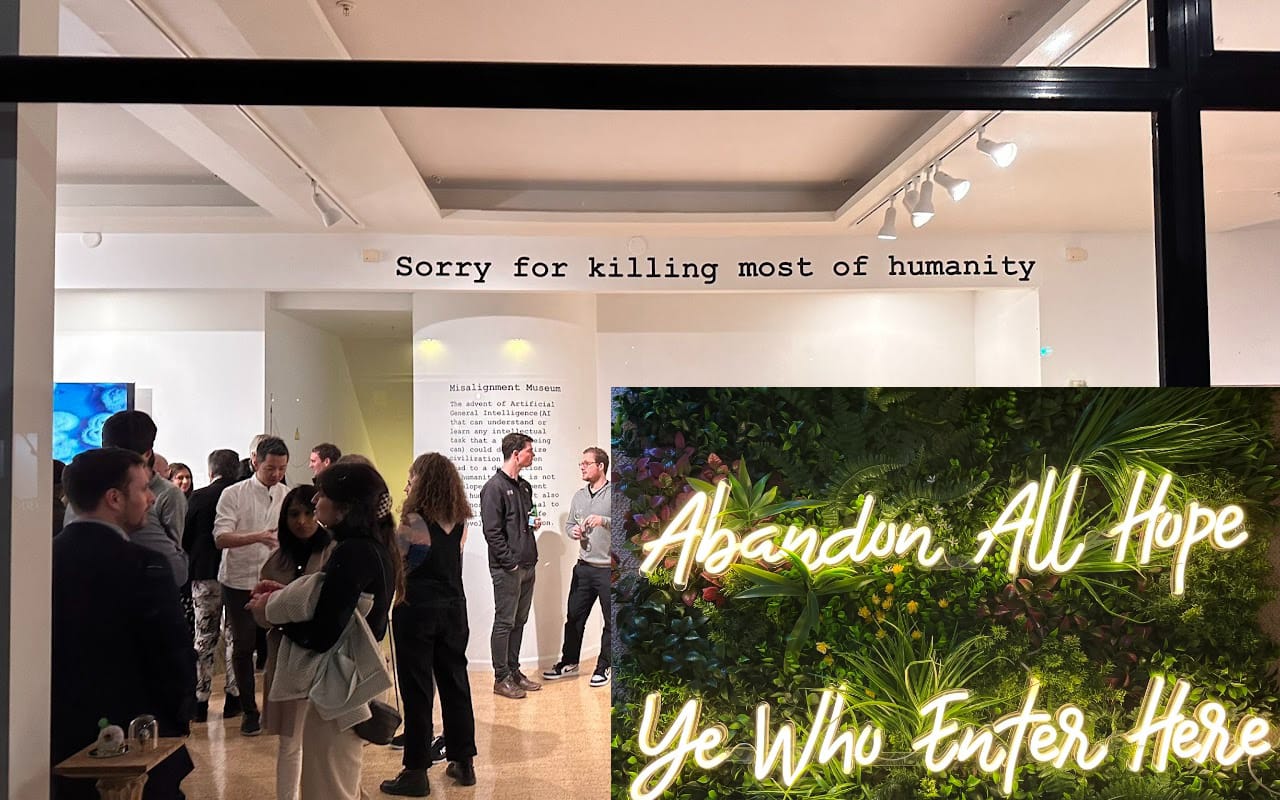 “Perdón por matar a la mayor parte de la humanidad”, abren exposición sobre las IA