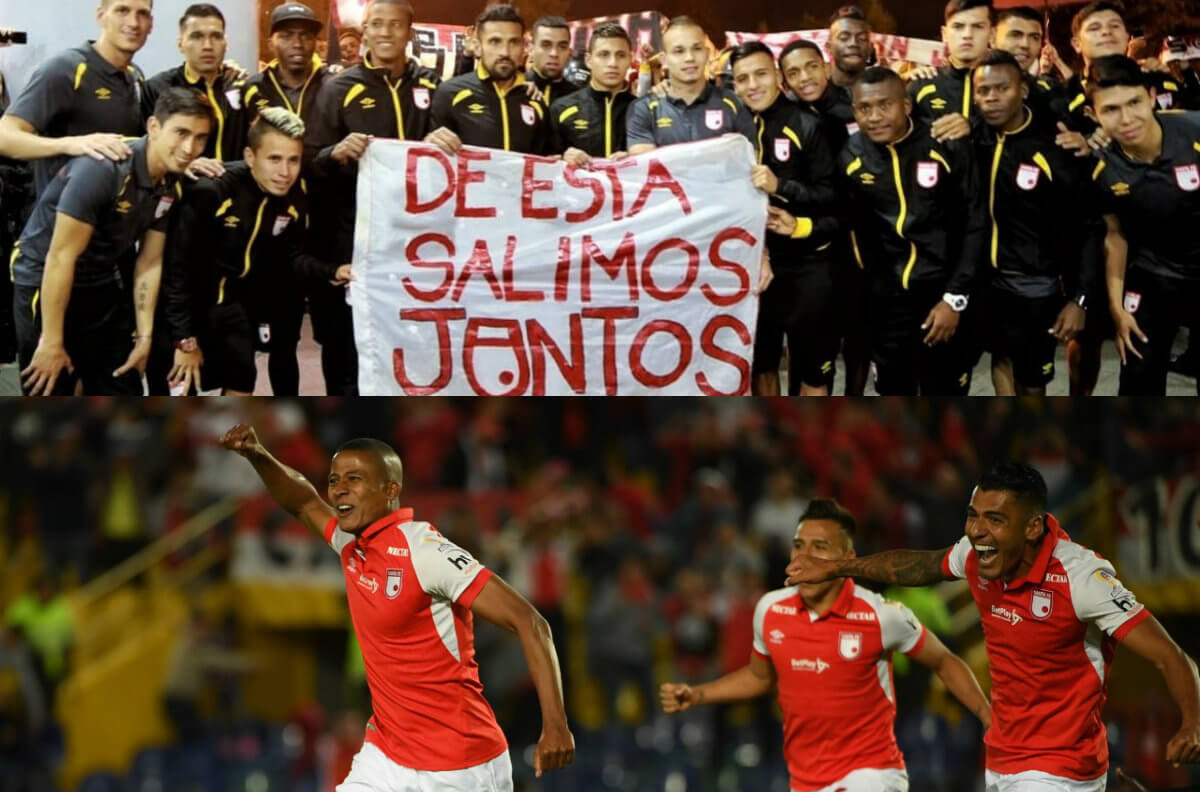 De esta salen juntos: Santa Fe por fin ganó un partido en la liga