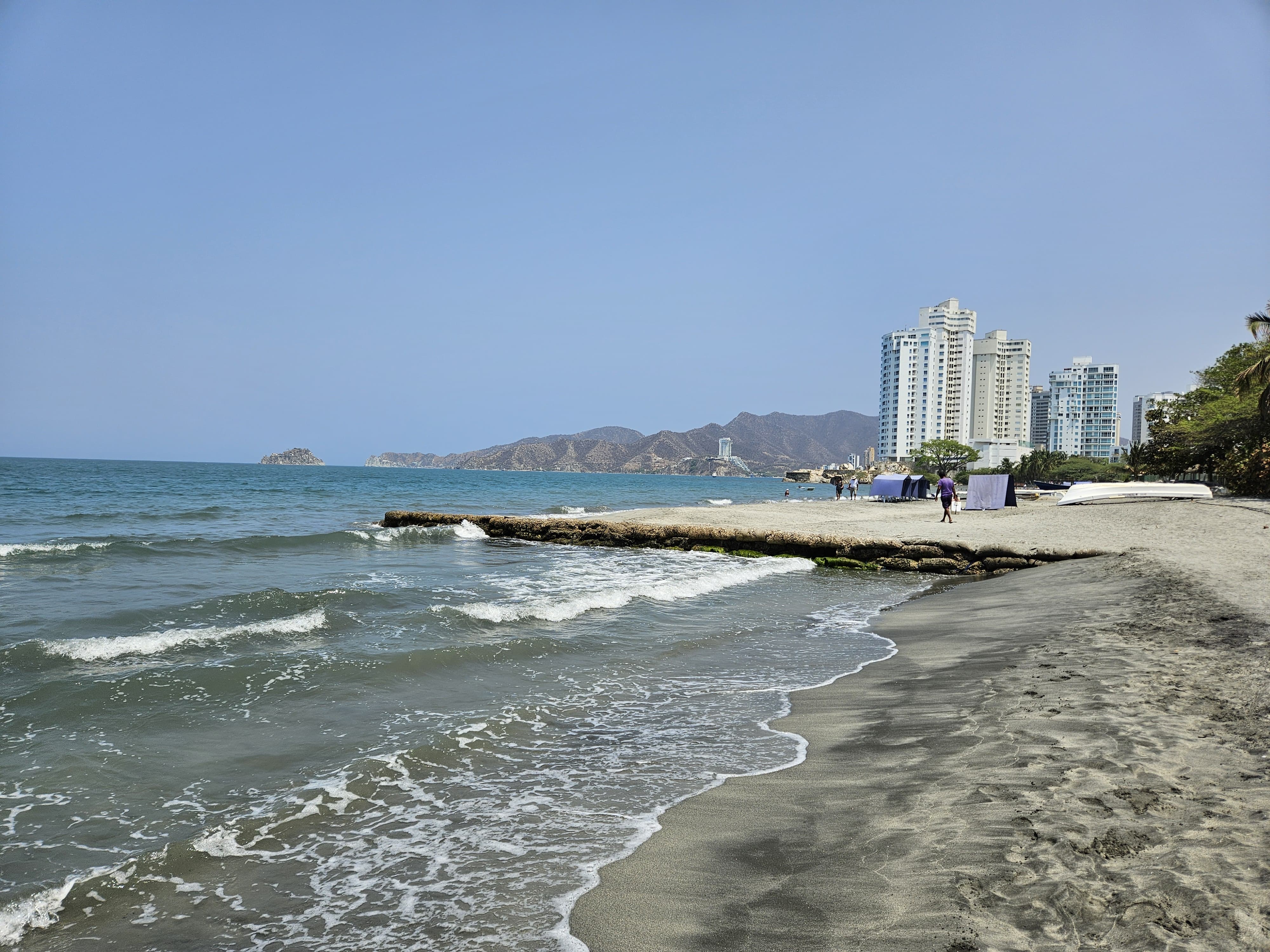 Obras playa Salguero Santa Marta
