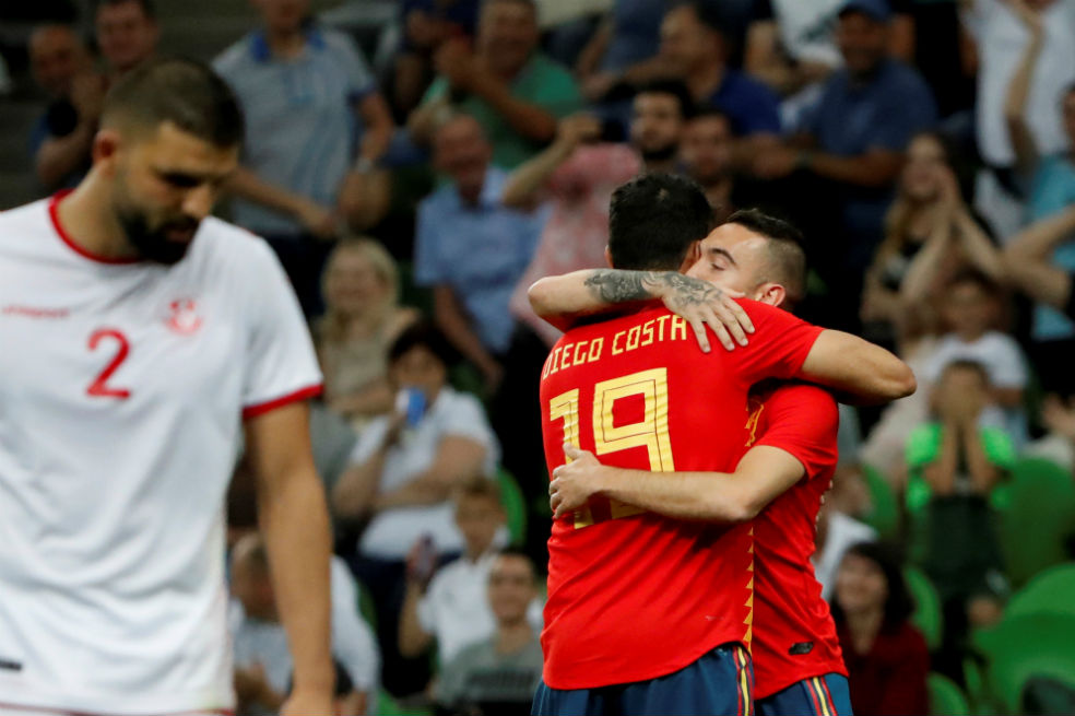 Iago Aspas rescata a España ante Túnez a cinco días del Mundial