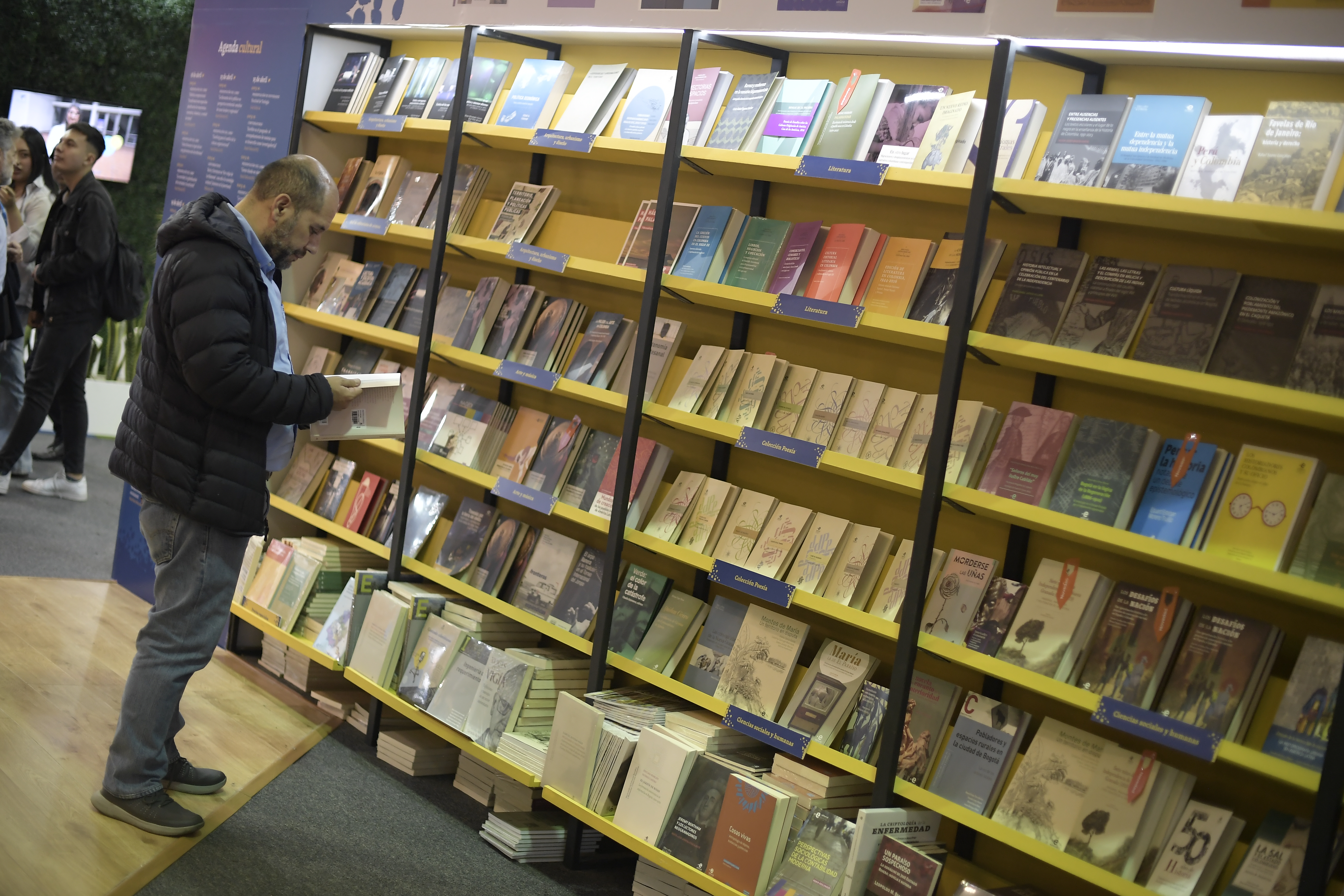 Aspectos de la Feria del Libro 2024, realizada en Corferias.