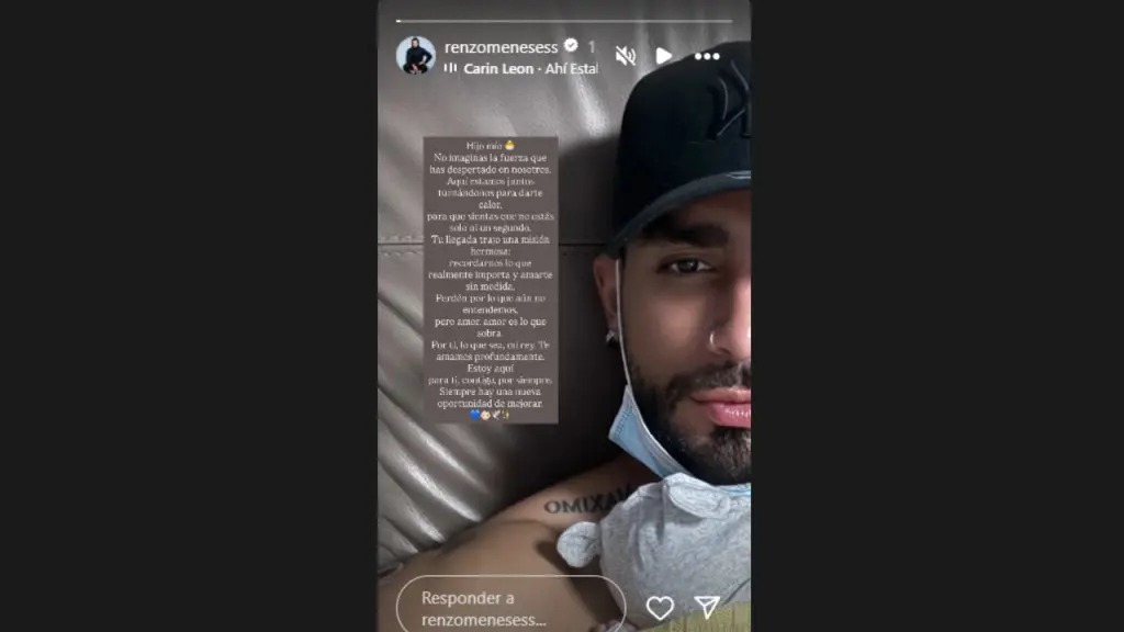 Renzo conoció al hijo que tuvo con Anamar, de ‘Desafío XX’: “Perdón”