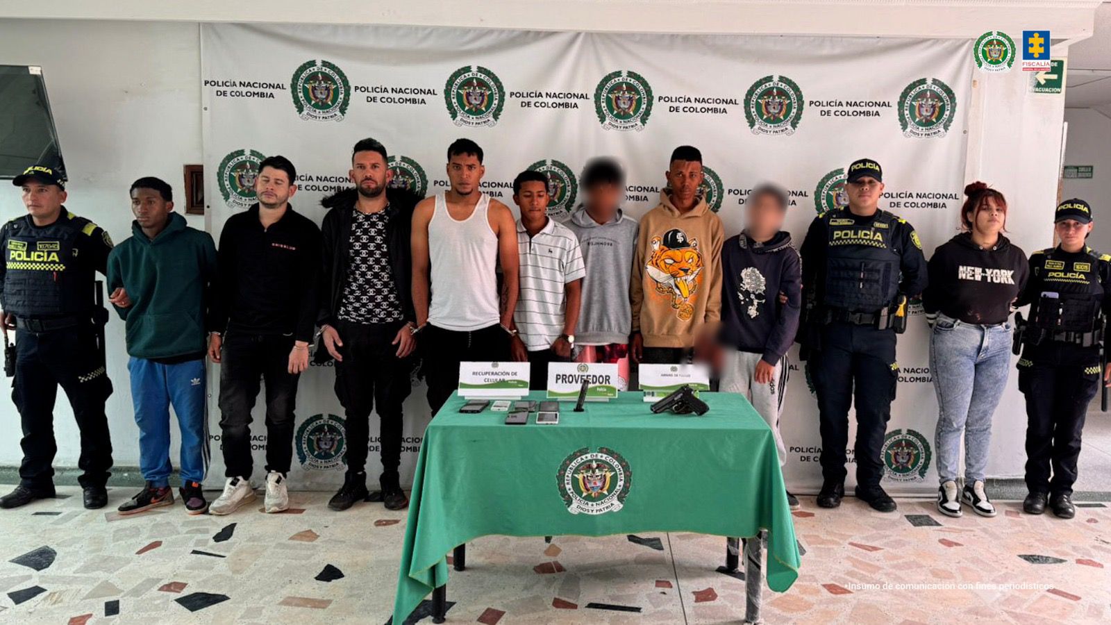 A la cárcel banda delincuencial que secuestraba y robaba a conductores de apps