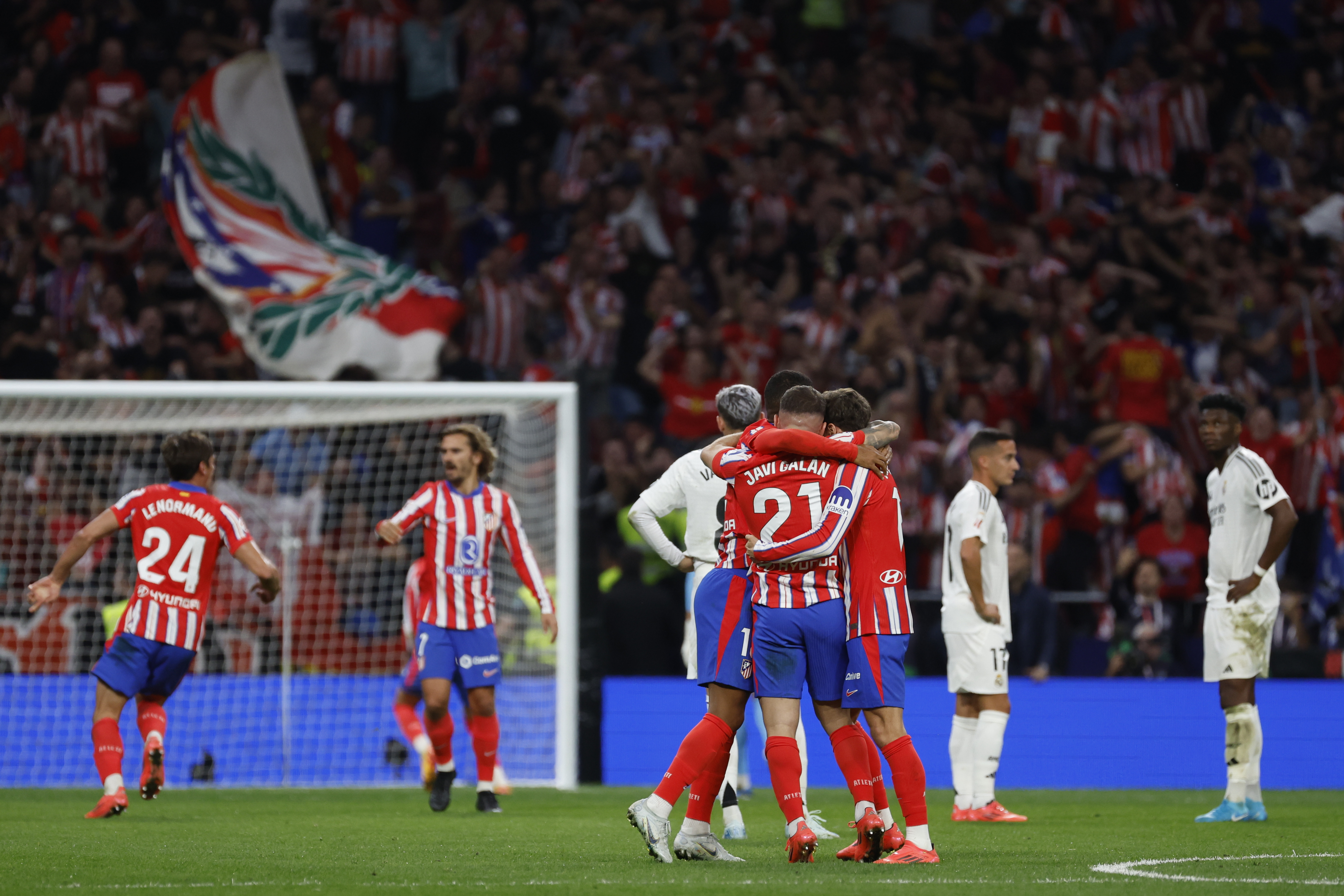 Empatado terminó el accidentado clásico entre Atlético y Real Madrid