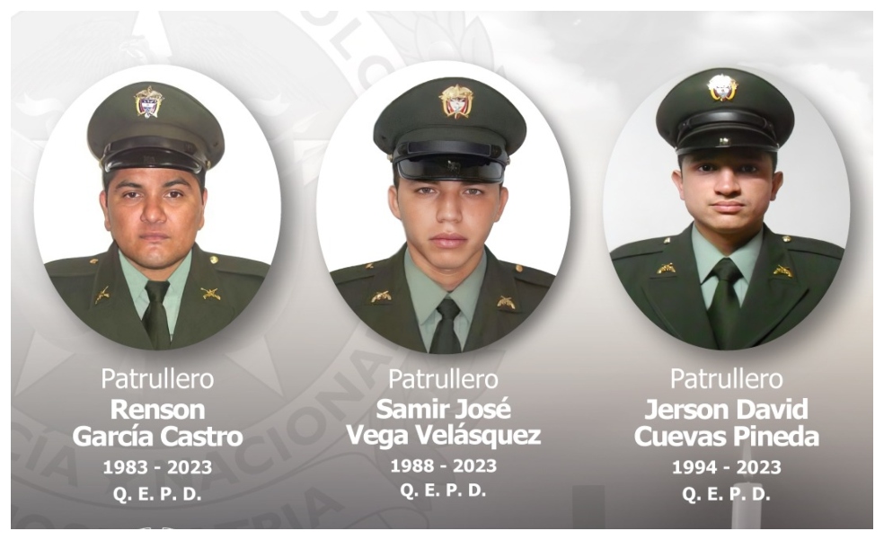 Ofrecen $100 millones por responsables de asesinar a policías en Norte de Santander