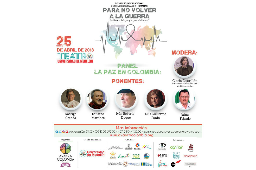 (En video) Congreso en Medellín: ‘Para no volver a la guerra’