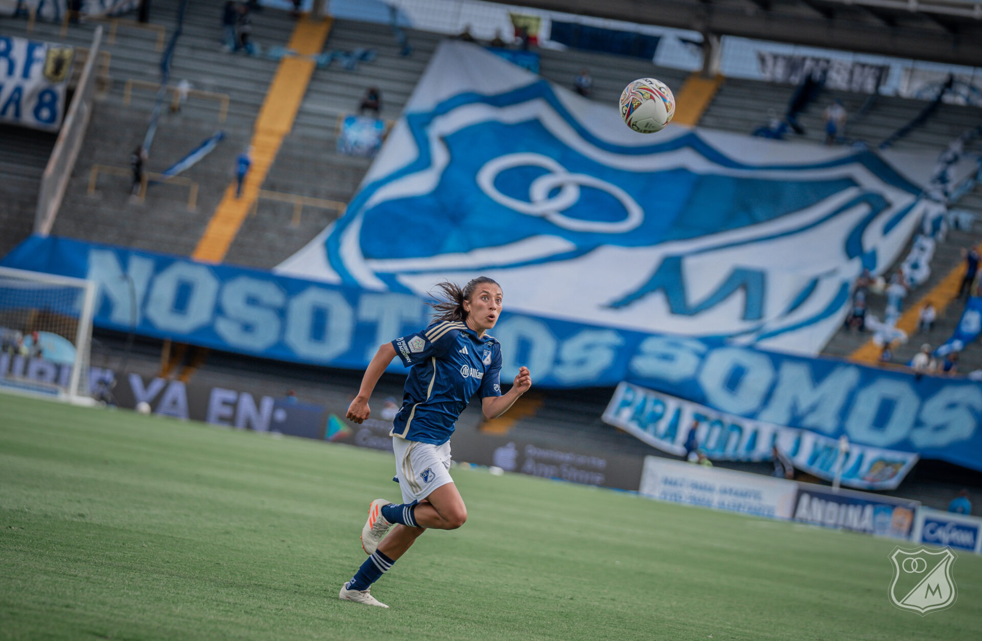 Lina Gómez, jugadora y referente de Millonarios Femenino.