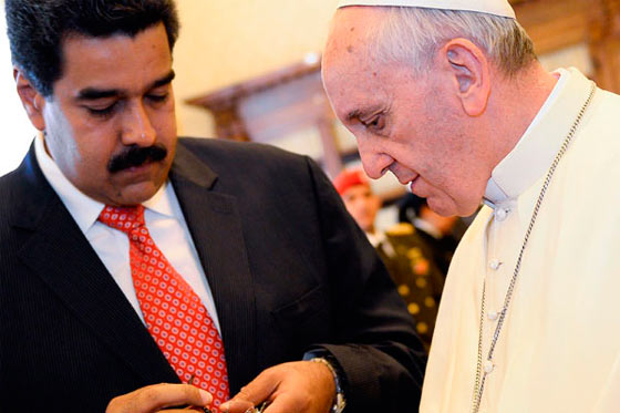 Maduro propone al papa un acuerdo integral entre ALBA y el Vaticano