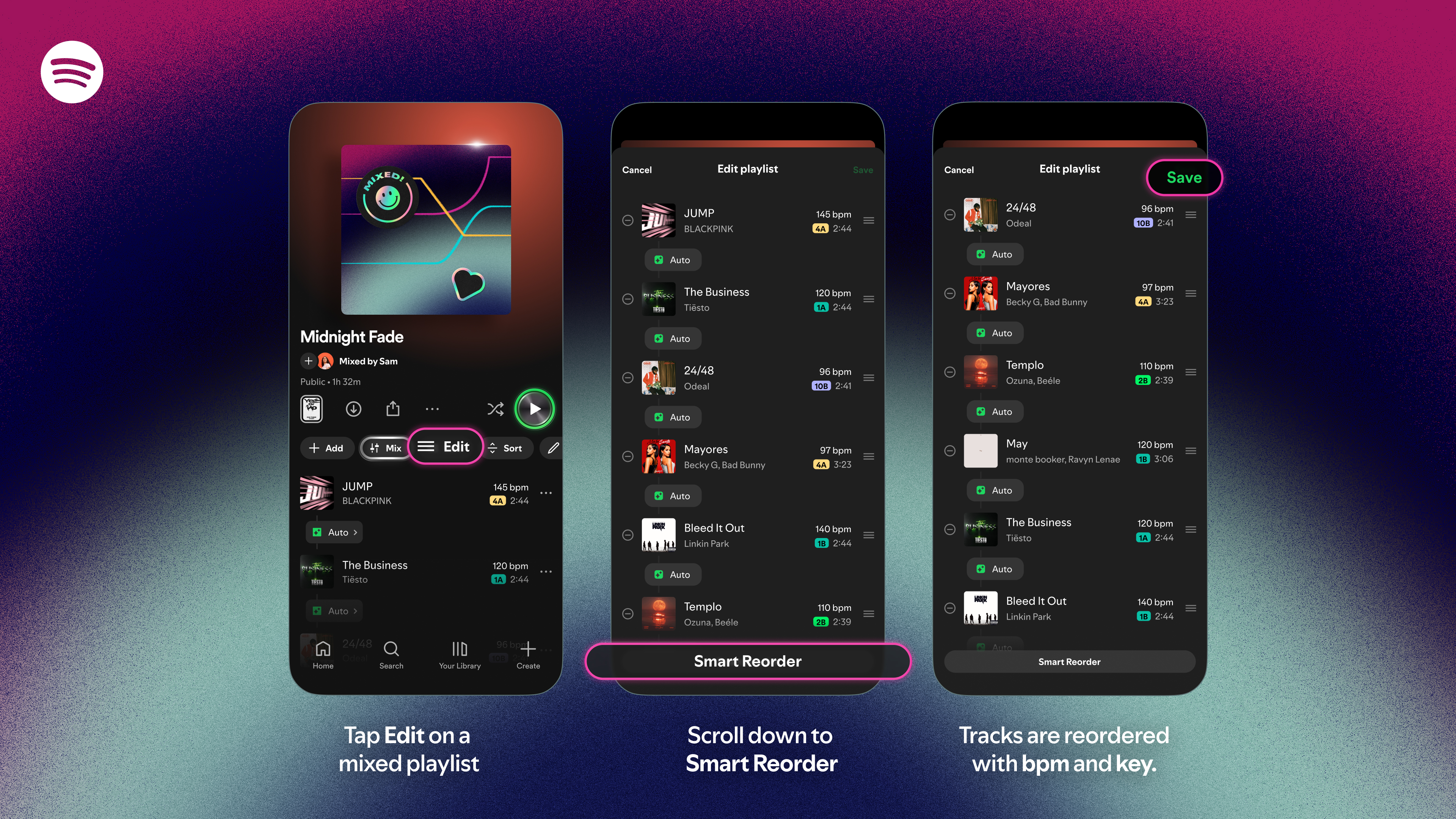 Spotify lanza Smart Reorder: el truco para que sus playlists suenen como un DJ profesional