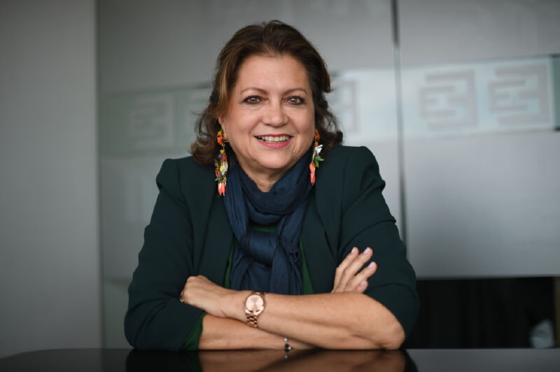 Carla Celia, directora de la organización del Carnaval de Barranquilla, que va de hoy al martes 25 de febrero. / Gustavo Torrijos