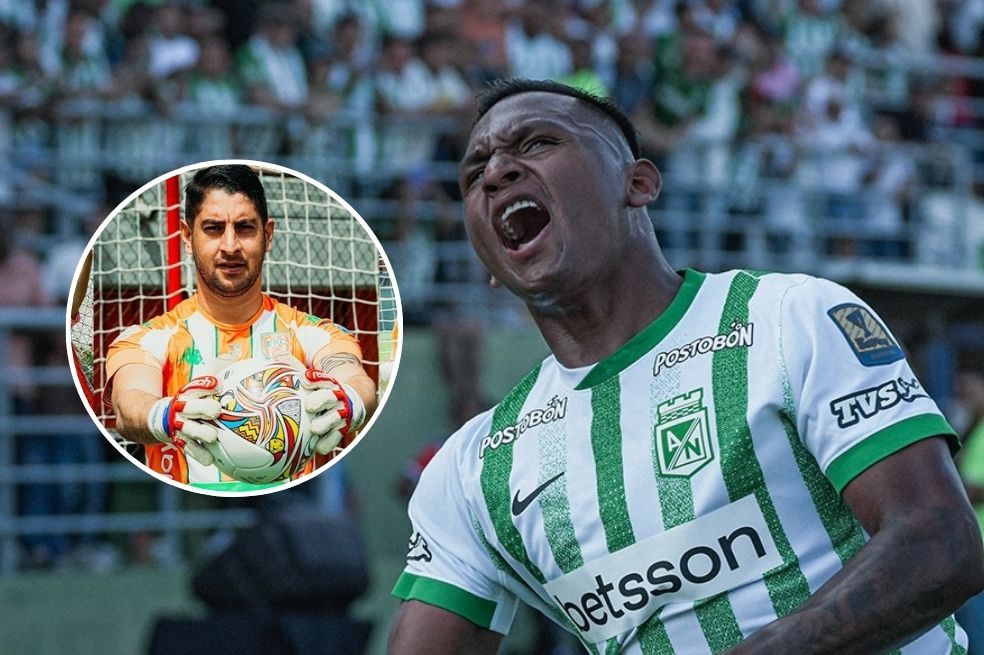 El paraguayo Rubén Escobar, portero del cuadro anaranajado, fue la figura del duelo entre Envigado y Nacional.