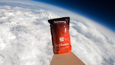 Histórico: Juan Valdez envía por primera vez café colombiano al espacio