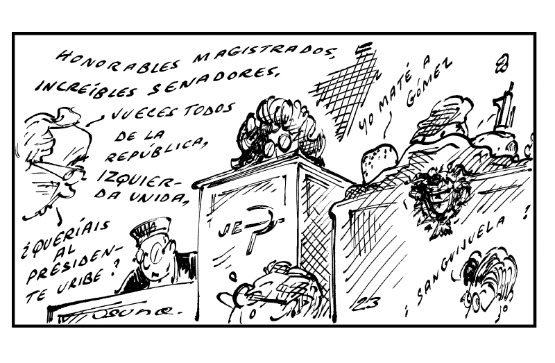 Uribe, a un tiro de piedra