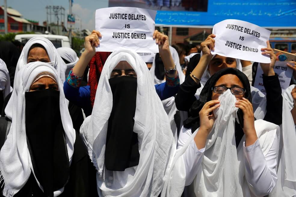 Fuertes protestas en India por la presunta violación de una niña de tres años