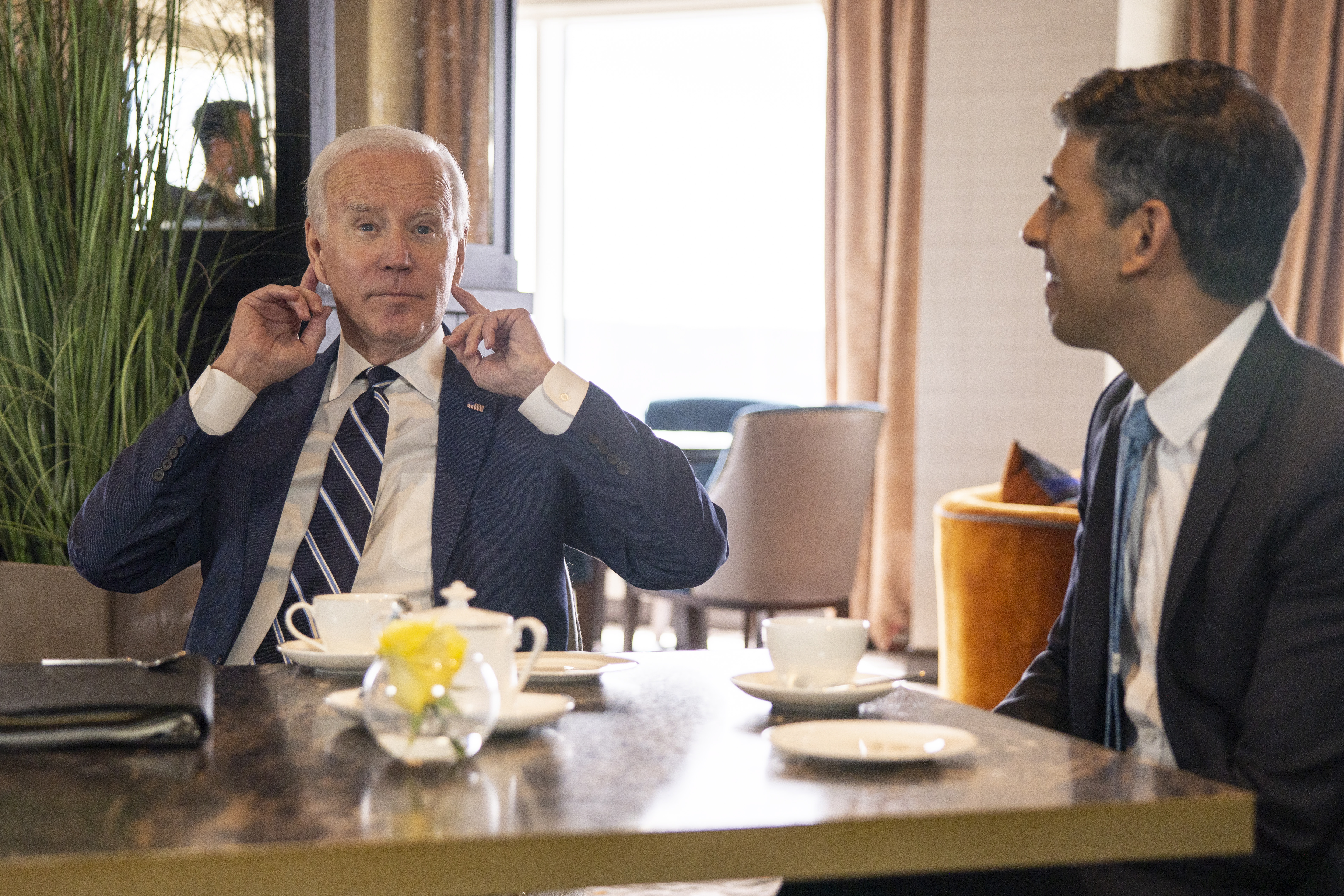 Joe Biden y Rishi Sunak hablaron de paz, economía y sobre la guerra en Ucrania