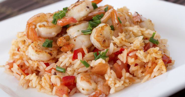 Arroz con camarones: Una delicia traída del mar