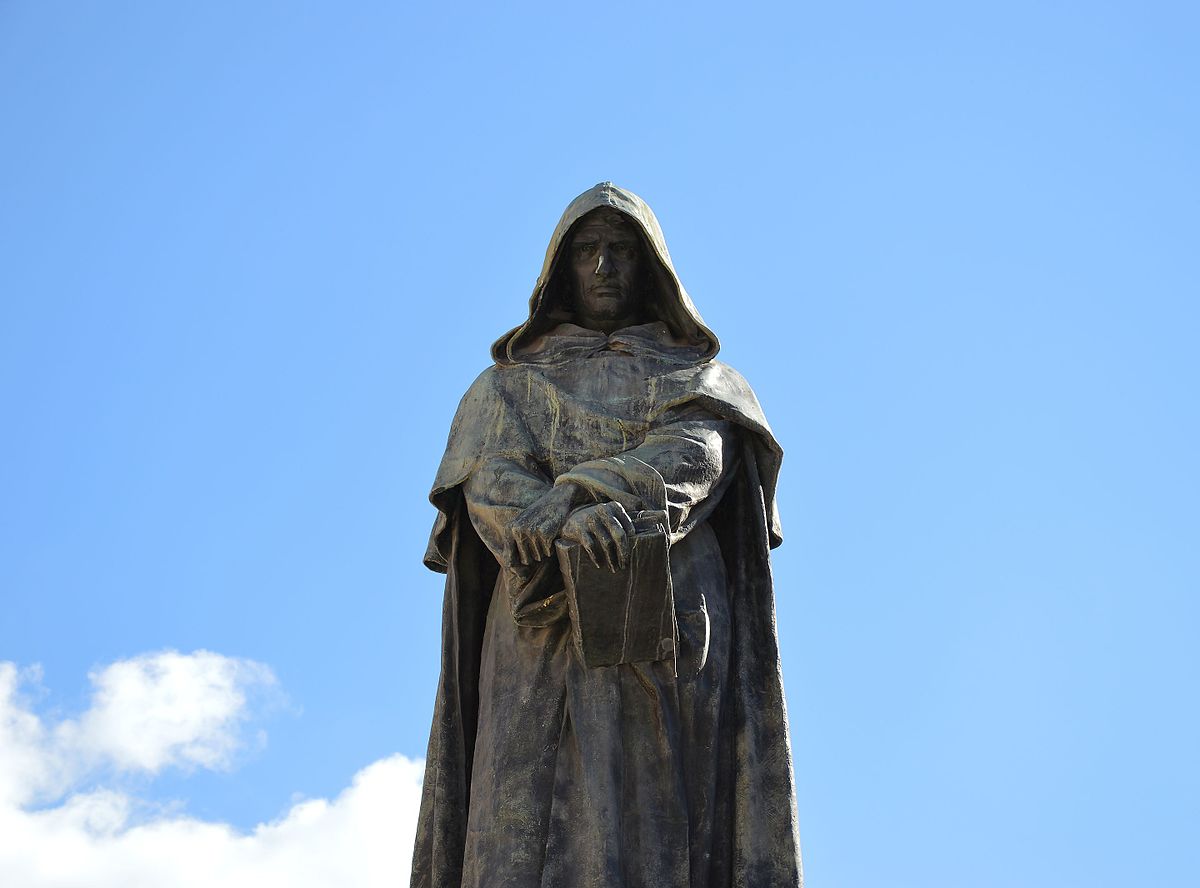 Monumento a Giordano Bruno en Campo de' Fiori, en Roma./ Wikicommons