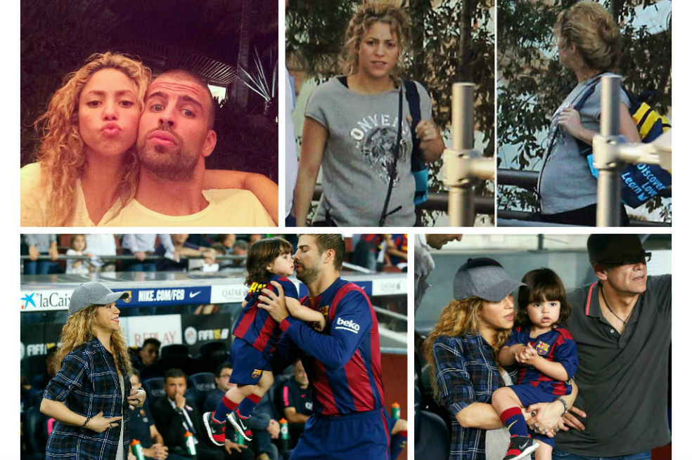 Shakira y Piqué a pocos días de ser de nuevo padres