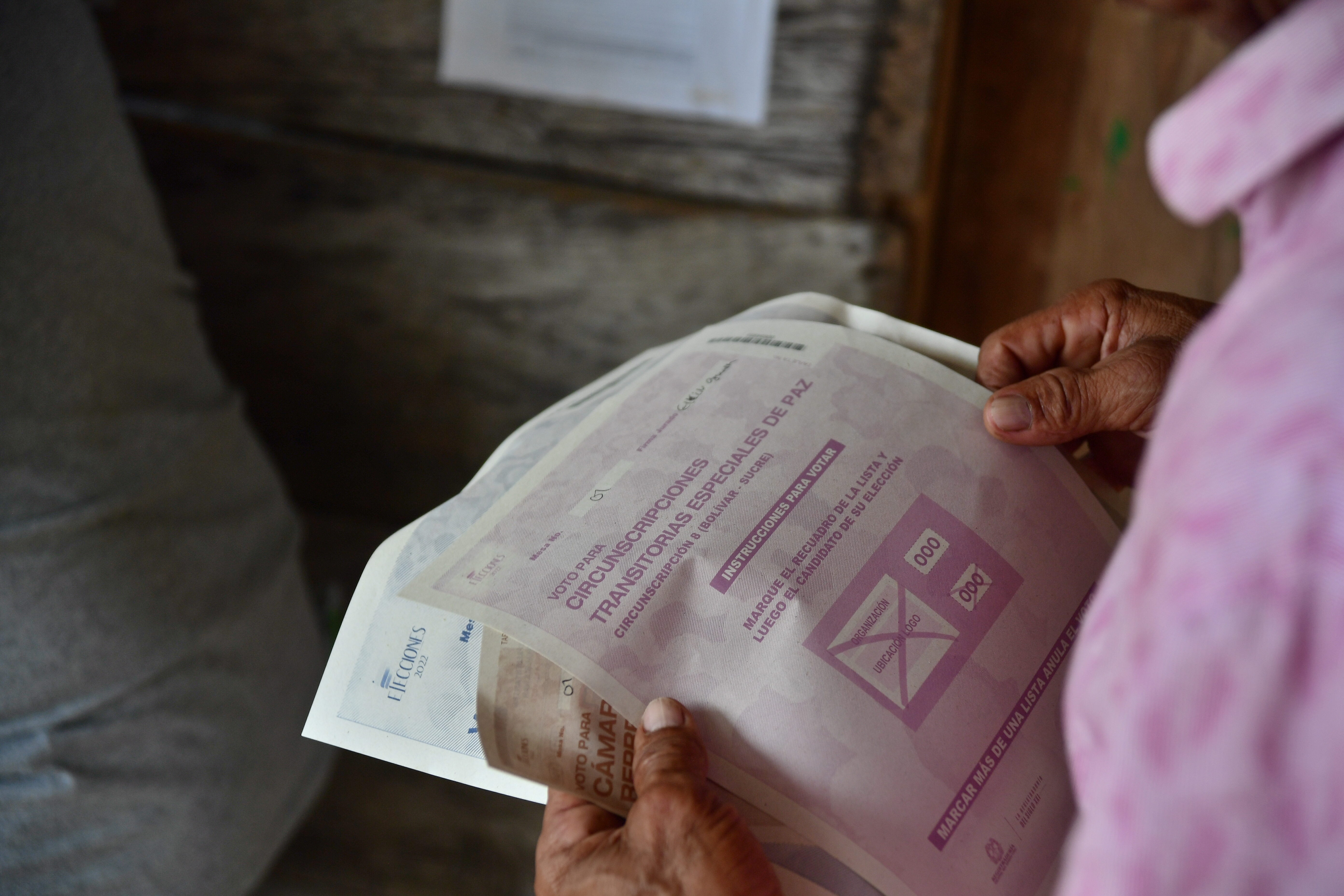 Jornada de elecciones Circunscripciones Transitorias Especiales de PAZ en Cansona