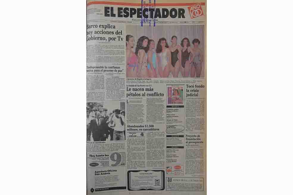 Estas eran las noticias del 25 de septiembre de 1986