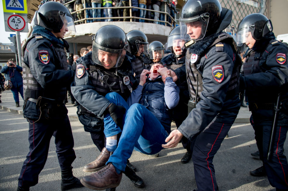 Kremlin tilda de «provocación» la manifestación anticorrupción en Moscú