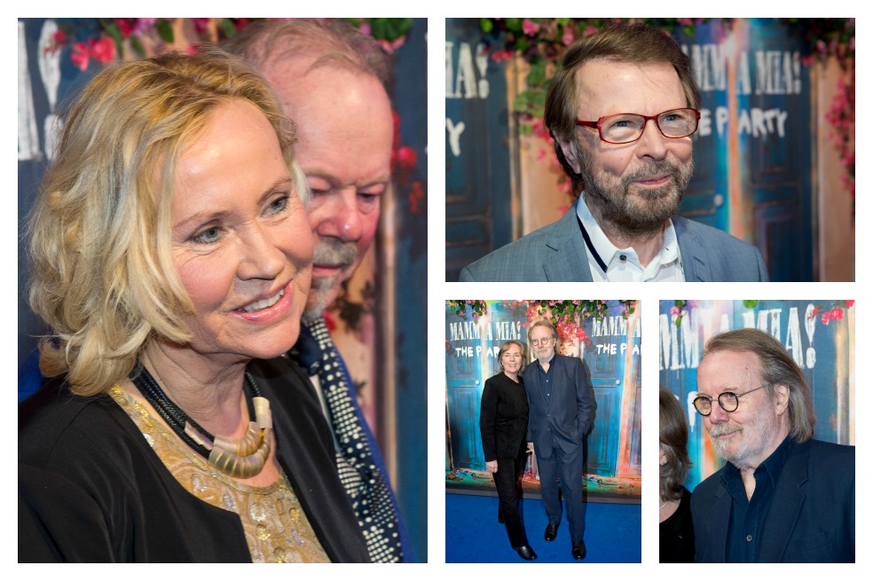 Los músicos de ABBA en 2016