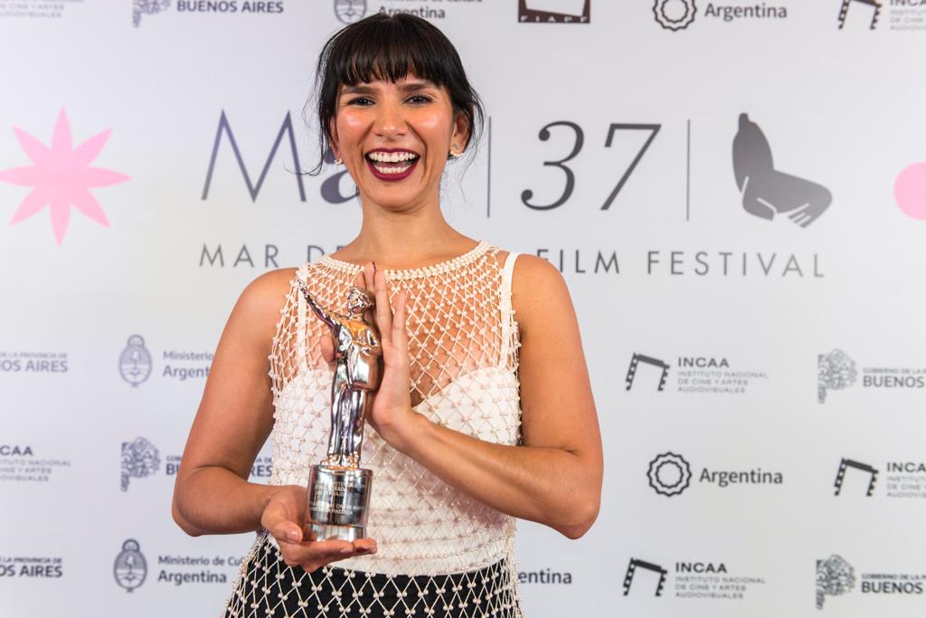 Sonia Parada, la colombiana premiada en el Festival de Cine de Mar del Plata