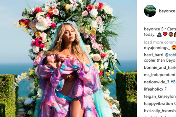 Beyoncé presenta a sus mellizos