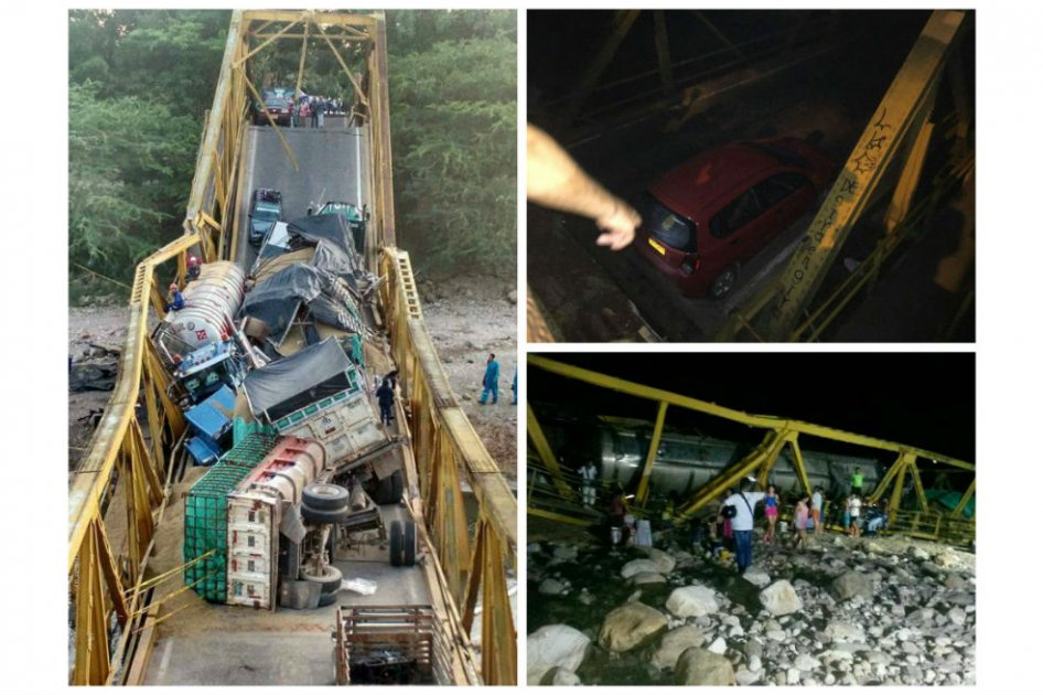 Imprudencia de transportadores y sobrepeso hizo desplomar puente en Casanare: gobernador