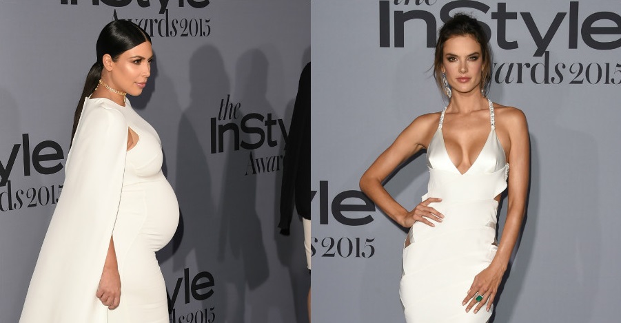 Kim Kardashian y Alessandra Ambrosio brillaron en los Instyle Awards 2015
