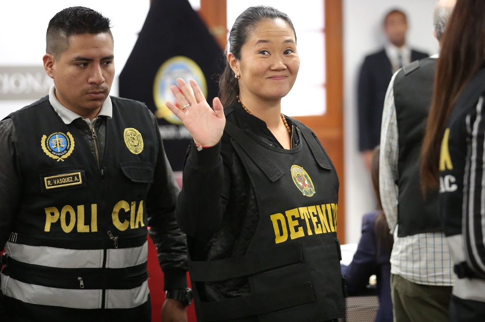 Ordenan nuevamente detención inmediata para Keiko Fujimori